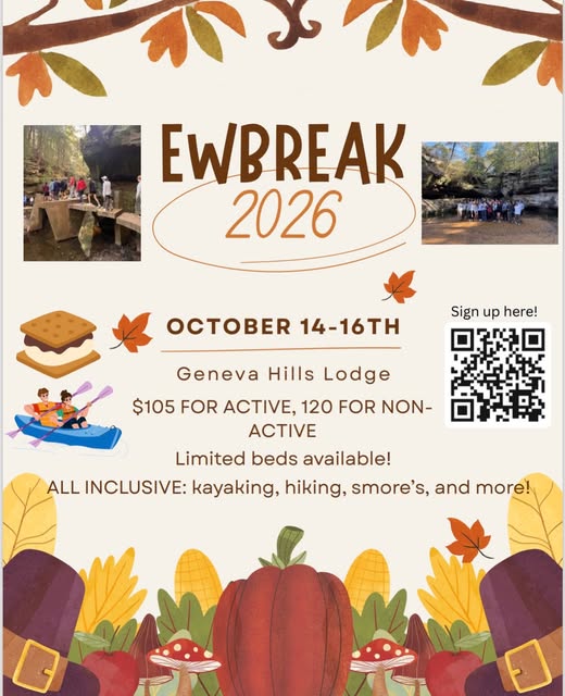 EWB Break 2026 event flyer from @ewb_ohiostate