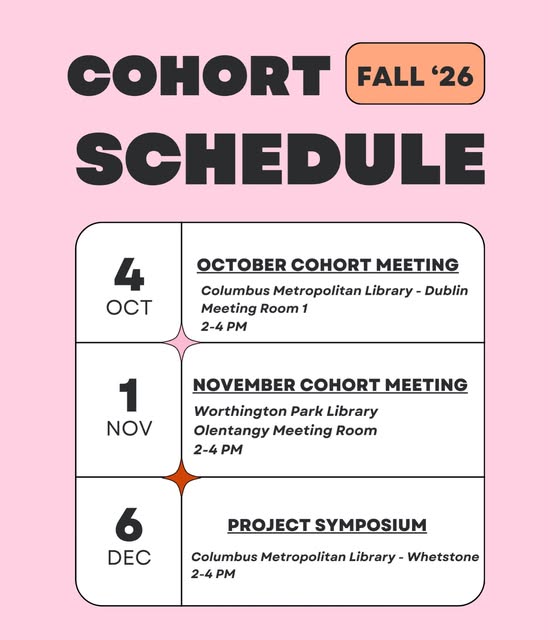 NOVEMBER COHORT MEETING event flyer from @femstem_bewise