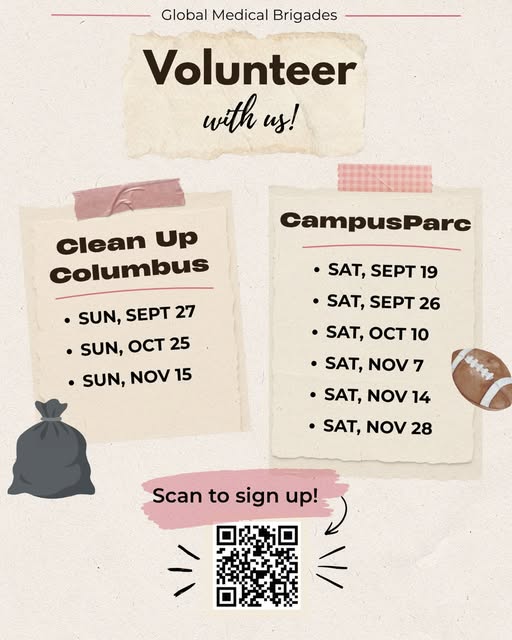Volunteer: CampusPare event flyer from @gmb.ohiostate