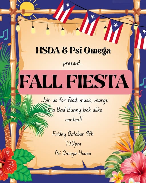 FALL FIESTA event flyer from @hsda_ohiostate