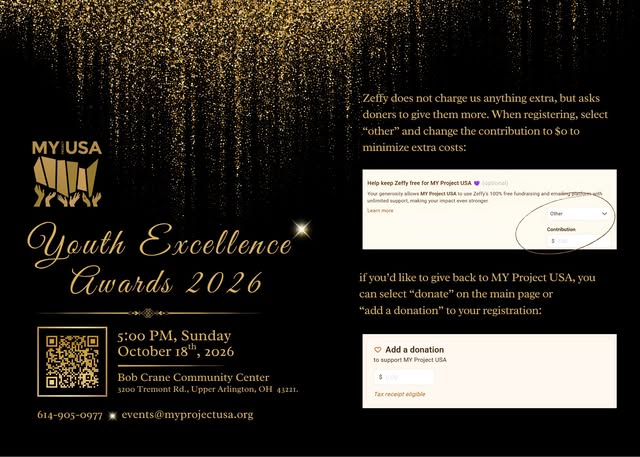 MYP Youth Excellence Awards 2026 Gala — Instagram source 1, image 3, posted by @myprojectusa