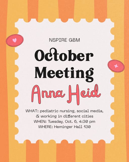 October Meeting with Anna Heid event flyer from @osu_nspire