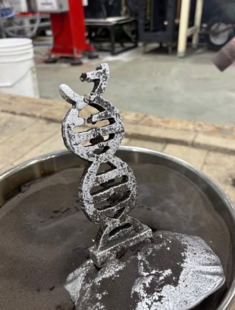 Lost Foam Casting — Instagram source 1, image 3, posted by @osufoundryclub
