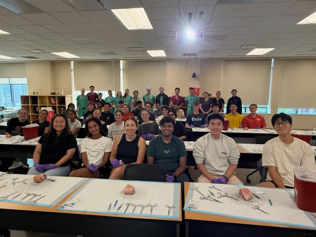 Suture Workshop with Dr. Farhadi event flyer from @osuprsig