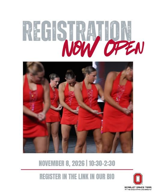 Scarlet Dance Team Fall Dance Clinic event flyer from @scarletdanceteam