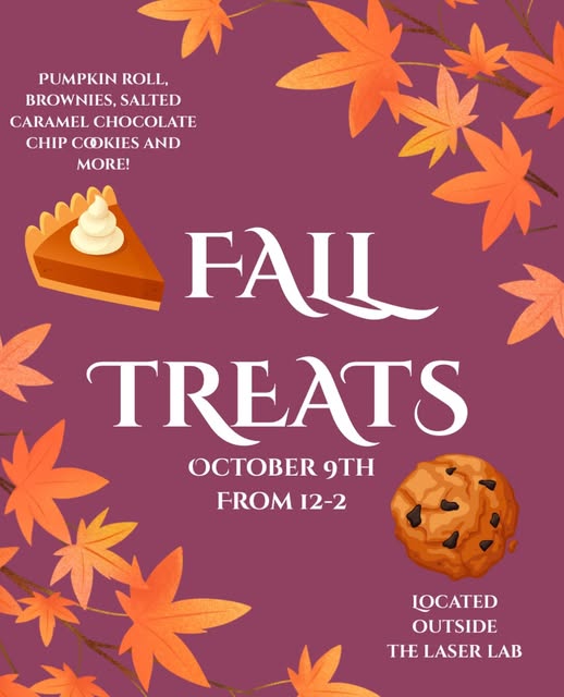 Fall Treats Sale event flyer from @servitectureosu