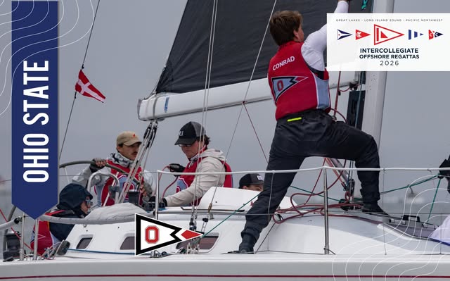 Long Island Sound IOR (Intercollegiate Offshore Regatta) – OSU Buckeyes event flyer from @stormtrysailclub